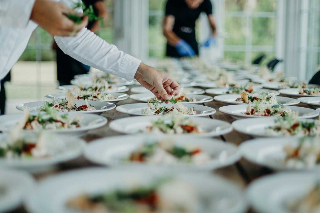 buffet traiteur pour mariage élégant